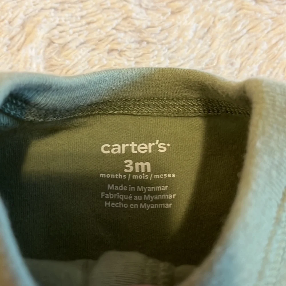 (2 for $10) carters goat footie/ sleeper π - Picture 5 of 6